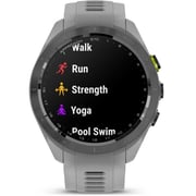 Garmin 010-02746-11 Approach S70 Smart Watch Black Bezel With Powder Grey Band Grey