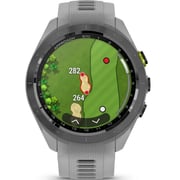 Garmin 010-02746-11 Approach S70 Smart Watch Black Bezel With Powder Grey Band Grey