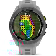 Garmin 010-02746-11 Approach S70 Smart Watch Black Bezel With Powder Grey Band Grey
