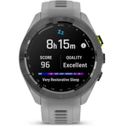 Garmin 010-02746-11 Approach S70 Smart Watch Black Bezel With Powder Grey Band Grey
