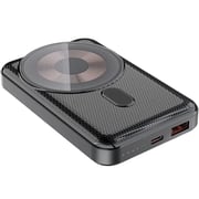 Aspor Wireless Charging Power Bank 10000mAh Black A326