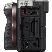 Sony Alpha a7C II Full Frame Mirrorless Camera Body Silver - ILCE7CLM2/S + Sony SEL2860 Lens Black