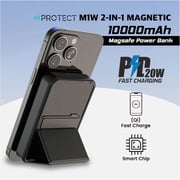 Protect 2-in-1 Magnetic Power Bank 10000mAh Black M1W