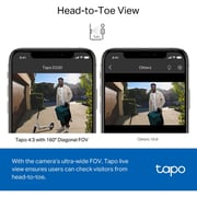TPLink Tapo D230S1 Smart Video Doorbell Camera Kit