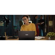 MSI Modern 15 (2022) Laptop - 12th Gen / Intel Core i7-1255U / 15.6inch FHD / 512GB SSD / 16GB RAM / Shared Intel Iris Xe Graphics / Windows 11 Home / English & Arabic Keyboard / Classic Black / Middle East Version - [B12M]