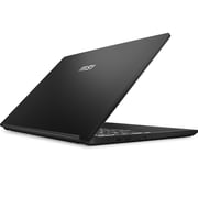 MSI Modern 15 (2022) Laptop - 12th Gen / Intel Core i7-1255U / 15.6inch FHD / 512GB SSD / 16GB RAM / Shared Intel Iris Xe Graphics / Windows 11 Home / English & Arabic Keyboard / Classic Black / Middle East Version - [B12M]