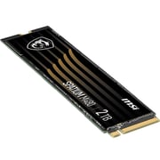 MSI Spatium M480 PCIe 4.0 Internal SSD NVMe M.2 2TB Black SM480N2TB