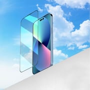 Devia Full Screen Tempered Glass Screen Protector Black iPhone 15 Plus