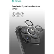 Devia Crystal Camera Lens Protector Clear iPhone 15 Pro/Pro Max Pack of 3pcs
