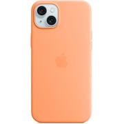 Apple Silicone Case With Magsafe Orange Sorbet iPhone 15 Plus 