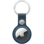 Apple AirTag FineWoven Key Ring Pacific Blue