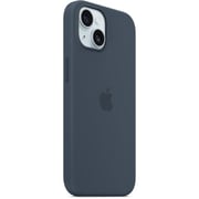 Apple Silicone Case With Magsafe Storm Blue iPhone 15