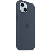 Apple Silicone Case With Magsafe Storm Blue iPhone 15 