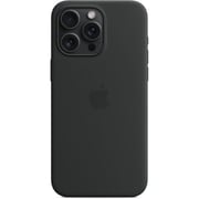 iPhone 15 Pro Max Silicone Case with MagSafe - Black