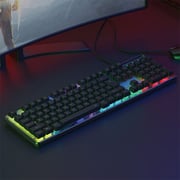 Porodo Gaming Membrane Full Keyboard Transparent/Black