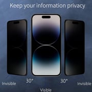 Protect Privacy Screen Protector Black iPhone 15 Pro Max