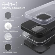 FITIT iPhone 15 Silicon Magnetic Case Black - FIT-SMG-IP15-BLK