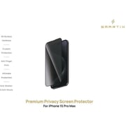 Smartix Premium Privacy Screen Protector Black iPhone 15 Pro Max