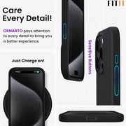 FITIT iPhone 15 Promax Silicon Magnetic Case Black - FIT-SMG-IP15PM-BLK