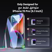 Ugreen Screen Protector Clear iPhone 15 Pro Pack of 2pcs