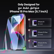 Ugreen Screen Protector Clear iPhone 15 Pro Max Pack of 2pcs