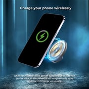 Blupebble Lucid Mag Grip iPhone Charger Black