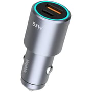 Blupebble Navi Power Car Charger 53W Grey