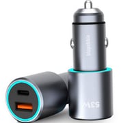 Blupebble Navi Power Car Charger 53W Grey