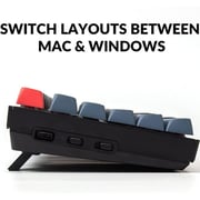 Keychron Pro Wireless Custom Mechanical Keyboard Black - K8P-G2