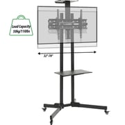 Stargold Floating Bracket With Shelf Black