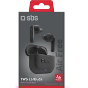 SBS TEEARAIRFREETWSBTK True Wireless In Ear Earbuds Black