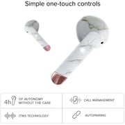 SBS TEJZEARHOOXBTMAR True Wireless In Ear Earbuds Marble