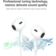 Yesido YH38 Wired In Ear Earphones White