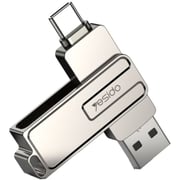 Yesido 2-in-1 Flash Drive Type-C 128GB Silver FL17