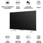 VU 65QMP 4K Ultra HD Smart Android QLED Television 65inch (2023 Model)