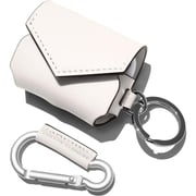 Greedy Farmers Leather Case Cover With Carabiner Vanilla Cream