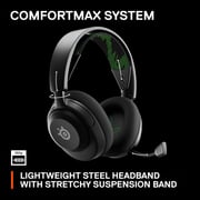 Steelseries Arctis Nova 4X 61646 Wireless On Ear Gaming Headset Black