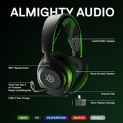 Steelseries Arctis Nova 4X 61646 Wireless On Ear Gaming Headset Black