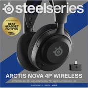 Steelseries Arctis Nova 4P 61641 Wireless On Ear Gaming Headset Black