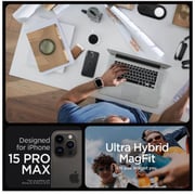 Spigen Ultra Hybrid MagFit Case Frost Black iPhone 15 Pro Max