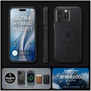 Spigen Ultra Hybrid MagFit Case Frost Black iPhone 15 Pro Max