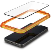 Spigen AlignMaster GLAS.tR Screen Protector Black iPhone 15 Pro Max