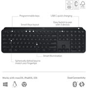 Logitech MX Keys S Wireless Keyboard Black
