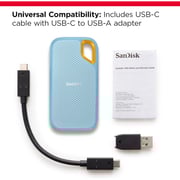 SanDisk Extreme Portable SSD USB 3.2 2TB Sky Blue SDSSDE61-2T00-G25B
