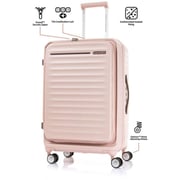American Tourister Frontec 1 Pc Spinner Luggage Trolley Jet Black