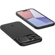 Spigen Optik Armor MagFit Case Black iPhone 15 Pro Max