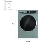 Daewoo Front Load Washer 8 kg DWD-8S1413IT