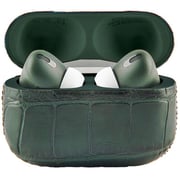 Merlin Craft 92033 AirPods Pro Gen 2C Leather Alligator Green