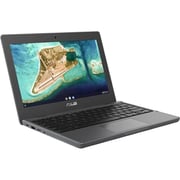 Asus Chromebook (2021) Laptop - Intel Celeron N4500 / 11.6inch HD/ 64GB SSD / 4GB RAM / Shared Intel UHD Graphics / Chrome OS / English Keyboard / Grey / International Version - [CR1100CKA-GJ0016]