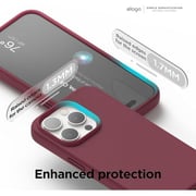 Elago Silicone Case Burgundy iPhone 15 Pro Max